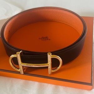 Hermes Reversible  32mm Gamma Belt